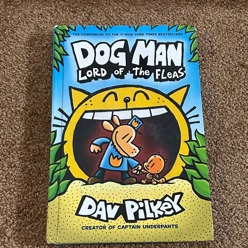 Dog Man Lord of the Fleas‎ Dav Pilkey Childrens Book